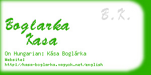 boglarka kasa business card